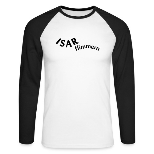 Isar_flimmern - Männer Baseballshirt langarm