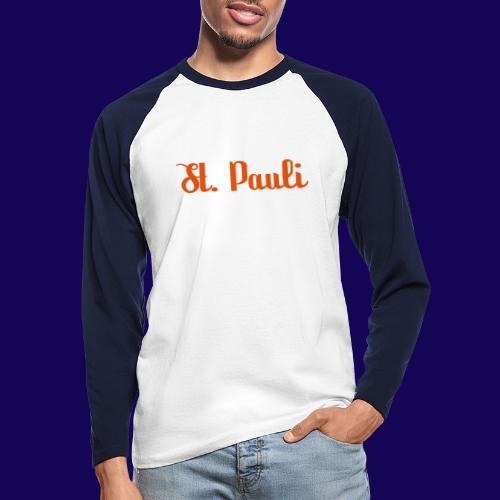 St. Pauli Logotype: Dein Kieztour Begleiter - Männer Baseballshirt langarm