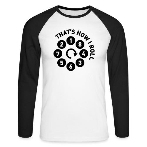 Rolling the V8 way - Autonaut.com - Men's Long Sleeve Baseball T-Shirt
