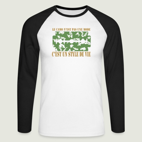 camolife3 - T-shirt baseball manches longues Homme