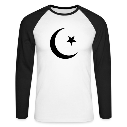 islam-logo - Men's Long Sleeve Baseball T-Shirt
