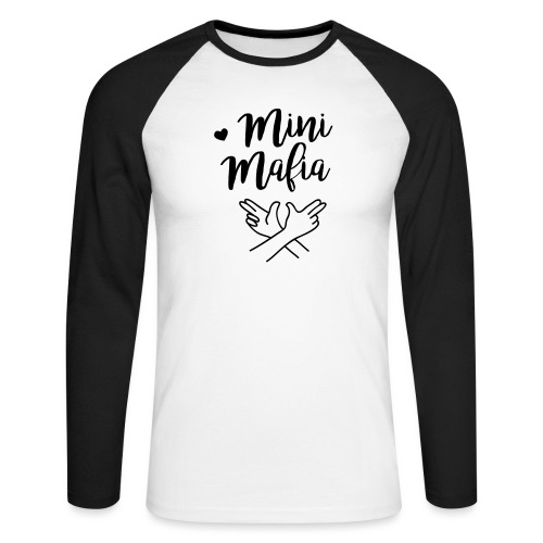 Mini-Mafia Langarmshirt (Teenager) - Männer Baseballshirt langarm