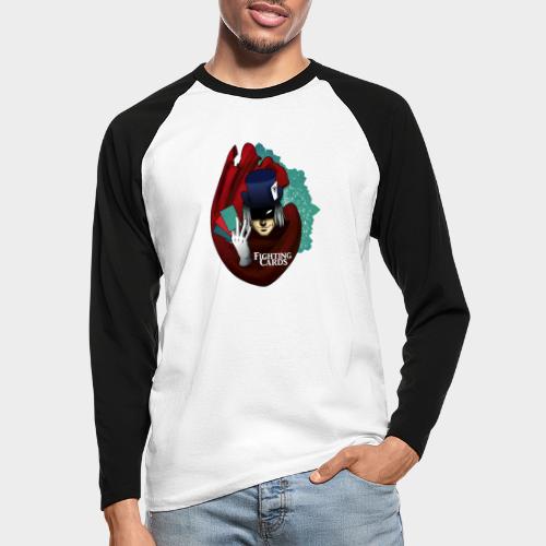 Fighting cards - Magicien - T-shirt baseball manches longues Homme
