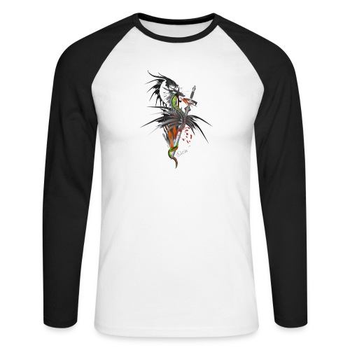 Dragon Sword - Drachenkampf - Männer Baseballshirt langarm
