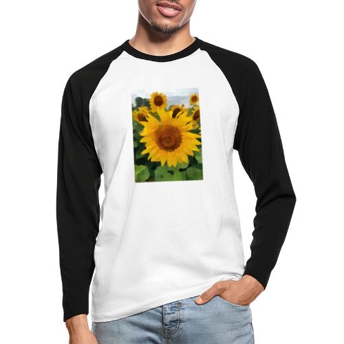 Sunflower - Men's Long Sleeve Baseball T-Shirt