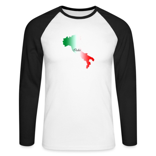 Italia - T-shirt baseball manches longues Homme