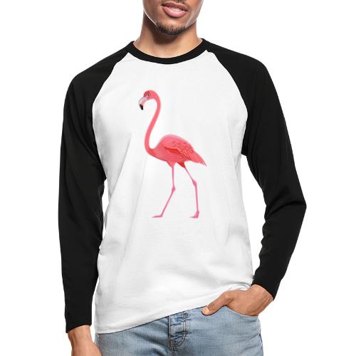 Flamingo - Männer Baseballshirt langarm