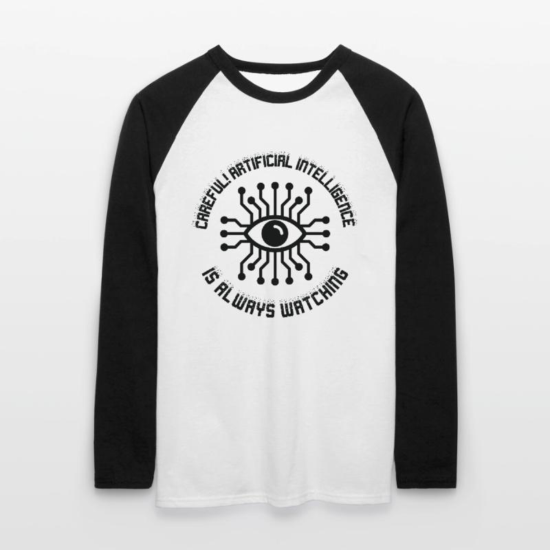 Artificial Intelligence Programming Machine Coding Unisex Long Sleeve Baseball T-Shirt