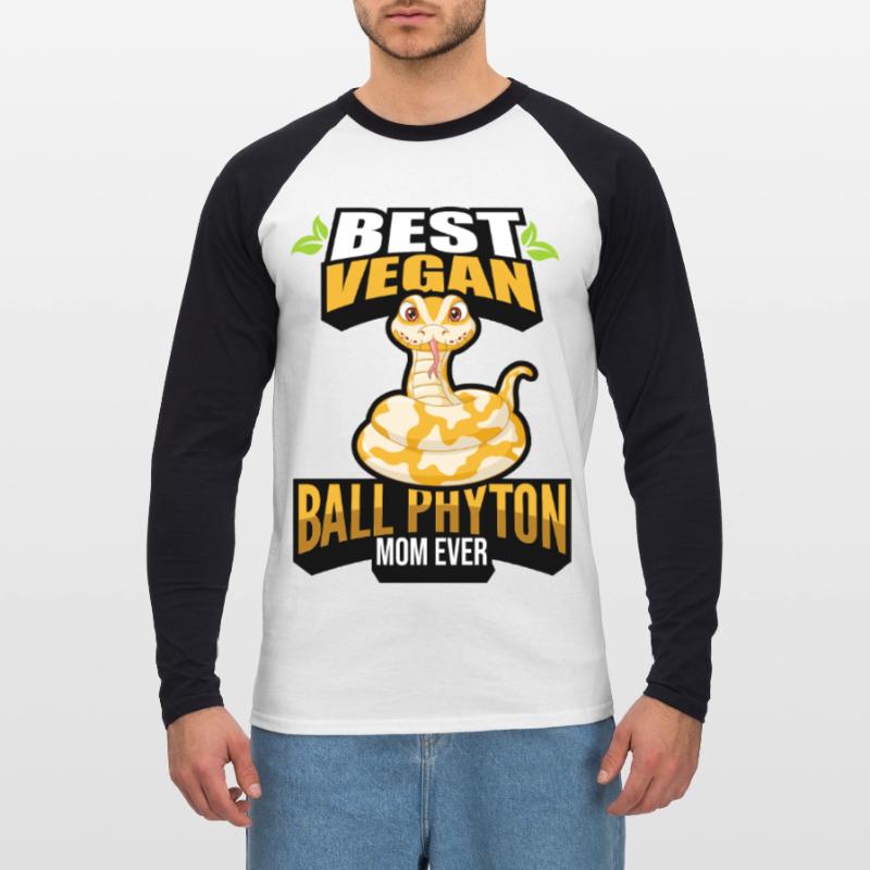 Roi Python T-shirt baseball manches longues Homme