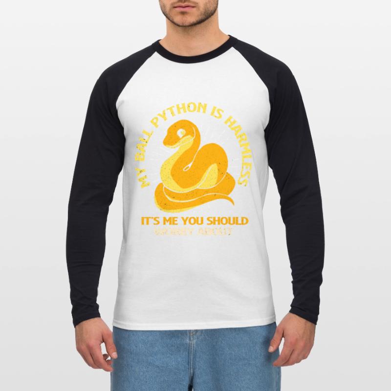 Python T-shirt baseball manches longues Homme