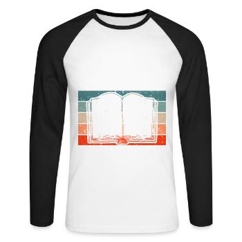 Ich Betrüge Mein Smartphone Ab Und Zu Mal Mit Eine - Unisex Baseballshirt langarm - Weiß/Schwarz - Vorne - Nik (191cm)