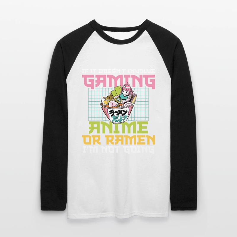 Spielen Sie Controller-gaming, Gaming, Anime Oder Unisex Baseballshirt langarm