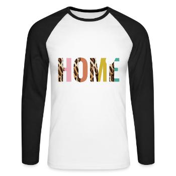 Nursing Home Administrators - Unisex Long Sleeve Baseball T-Shirt - white/black - Front - Nik (191cm)