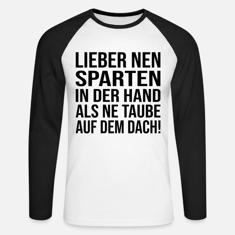 Garten Gärtner Gartenarbeit Geschenk - Unisex Baseballshirt langarm - Weiß/Schwarz