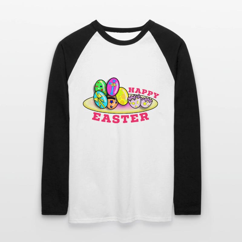 Easter Easter Easter Easter Easter Easter Easter Unisex Long Sleeve Baseball T-Shirt