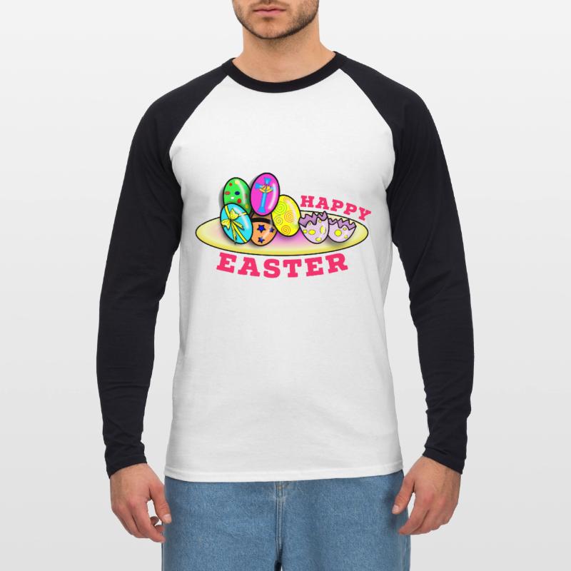 Easter Easter Easter Easter Easter Easter Easter Unisex Long Sleeve Baseball T-Shirt