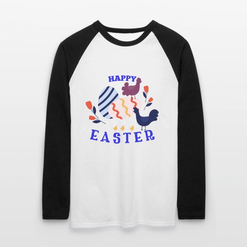 Easter Easter Easter Easter Easter Easter Easter Unisex Long Sleeve Baseball T-Shirt