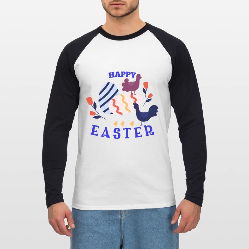 Easter Easter Easter Easter Easter Easter Easter Unisex Long Sleeve Baseball T-Shirt