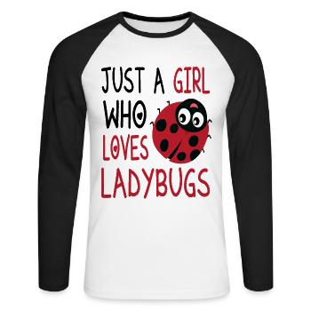 Coccinelle - T-shirt baseball manches longues Homme - blanc/noir - Devant - Nik (191cm)