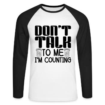 Pharmacy Technician Pharmacy Technician Gift Idea - Unisex Long Sleeve Baseball T-Shirt - white/black - Front - Nik (191cm)
