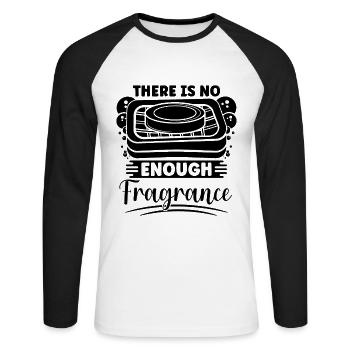 There Is No Enough Soapmaking Soaper Soap Maker - Unisex Baseballshirt langarm - Weiß/Schwarz - Vorne - Nik (191cm)