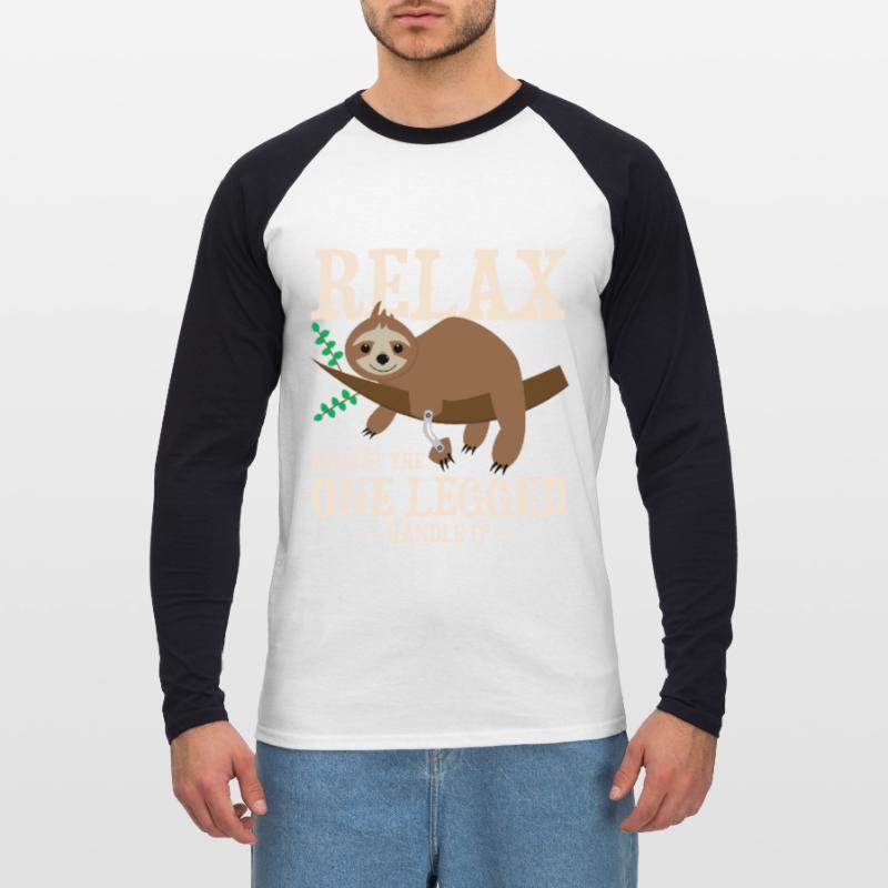 Conception de prothèses de jambe et prothèses de jambe T-shirt baseball manches longues Homme