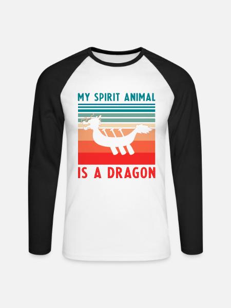 Drachenboot Crew und Drachenbootfahren - Unisex Baseballshirt langarm - Weiß/Schwarz