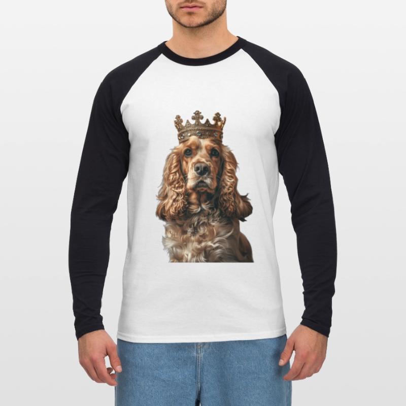 Cocker Spaniel Unisex Long Sleeve Baseball T-Shirt