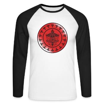 Surgical Assistant Surgery - Unisex Long Sleeve Baseball T-Shirt - white/black - Front - Nik (191cm)