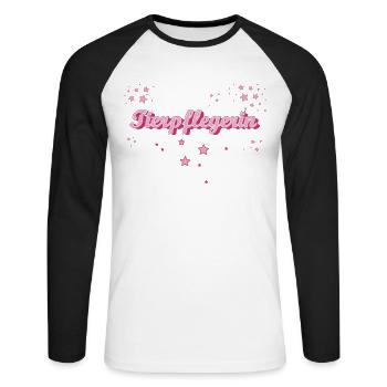 Animal hôte Graduation cadeau Zookeeper - T-shirt baseball manches longues Homme - blanc/noir - Devant - Nik (191cm)