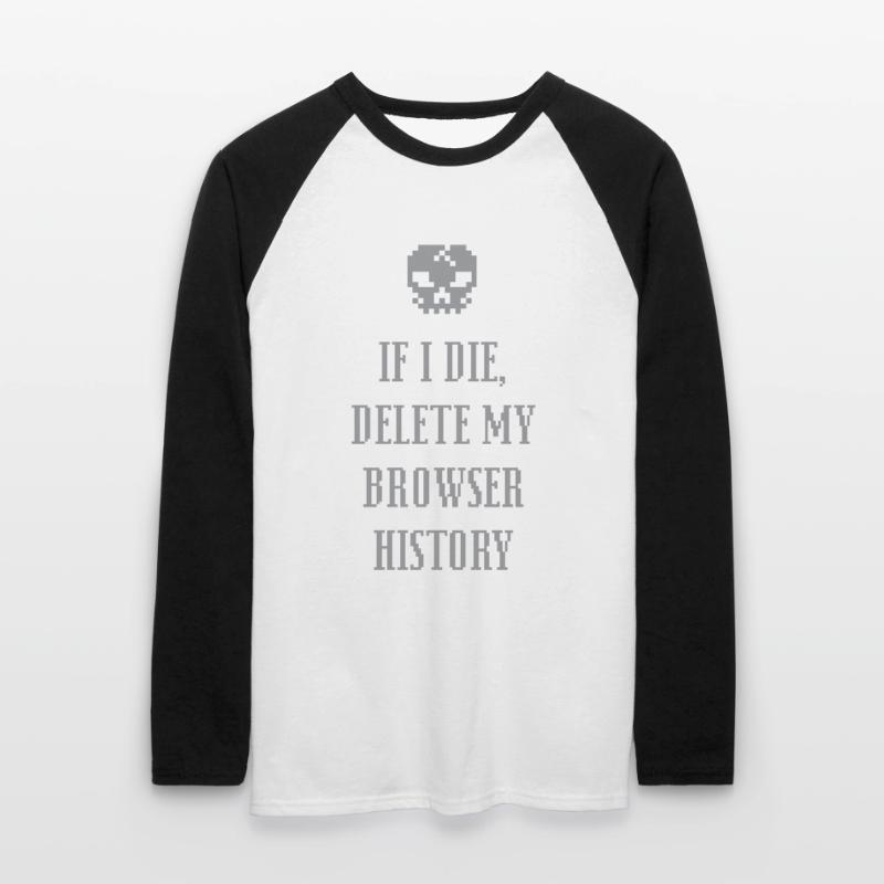 Internet WWW Webmaster Computer Nerd Geschenk Unisex Baseballshirt langarm