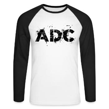 ADC - LEAGUE LOL GAMER TSHIRT - T-shirt baseball manches longues Homme - blanc/noir - Devant - Nik (191cm)