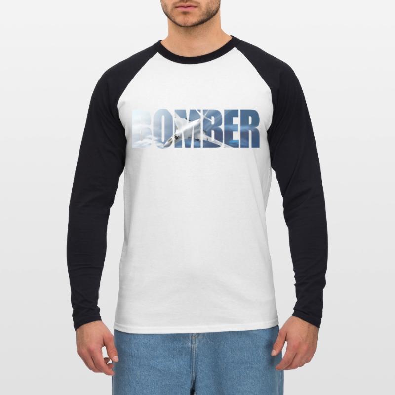 Bomber Tu-160 Unisex Baseballshirt langarm
