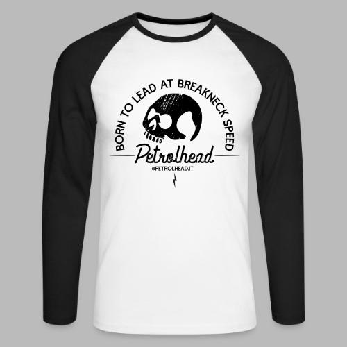 Petrolhead Official Logo - Maglia da baseball a manica lunga da uomo