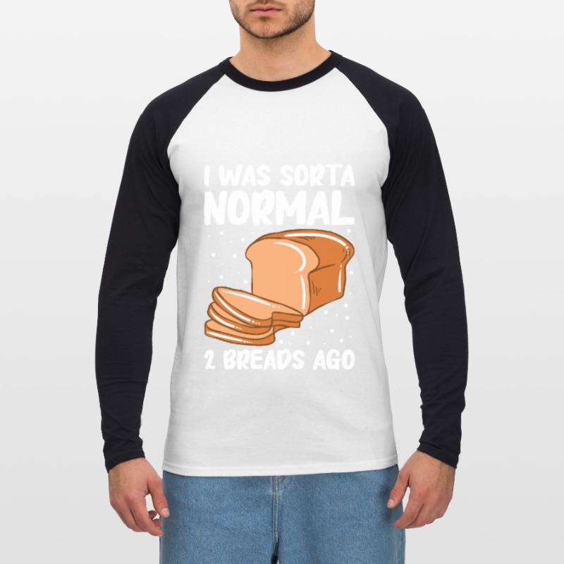 Baking Bread Bakery Bakery Bread Making Unisex Long Sleeve Baseball T-Shirt