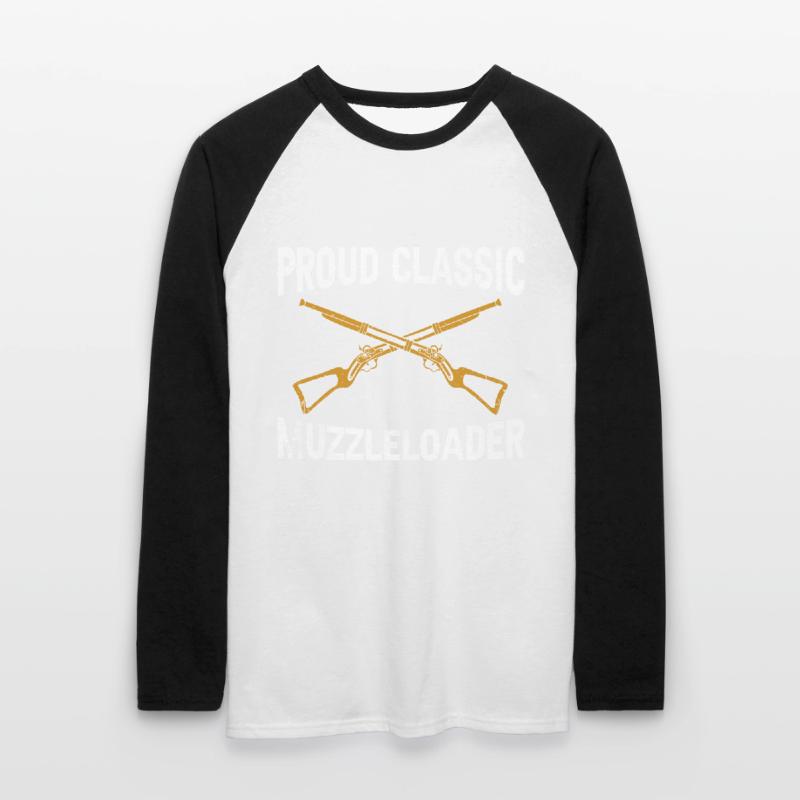 Vorderlader Muzzleloader Muzzle Loading Unisex Long Sleeve Baseball T-Shirt