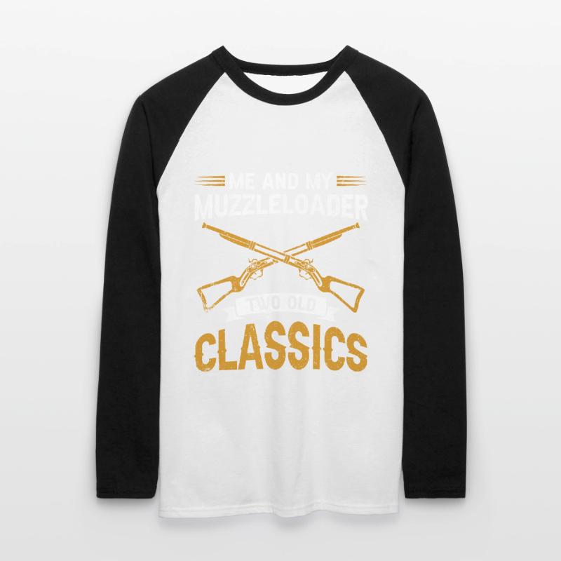 Vorderlader Muzzleloader Muzzle Loading Unisex Long Sleeve Baseball T-Shirt