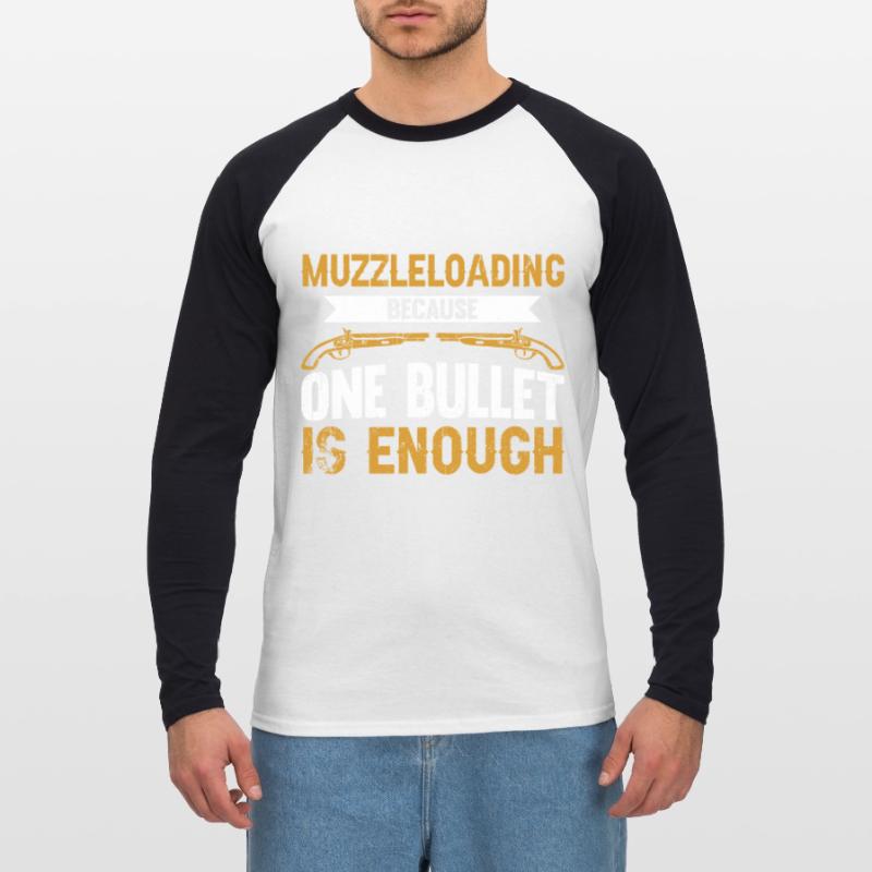Vorderlader Muzzleloader Muzzle Loading Unisex Long Sleeve Baseball T-Shirt