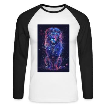 Pisces - Unisex Long Sleeve Baseball T-Shirt - white/black - Front - Nik (191cm)