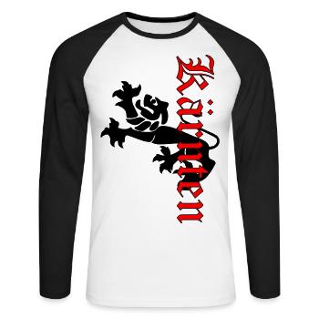 Carinthia - Unisex Long Sleeve Baseball T-Shirt - white/black - Front - Nik (191cm)