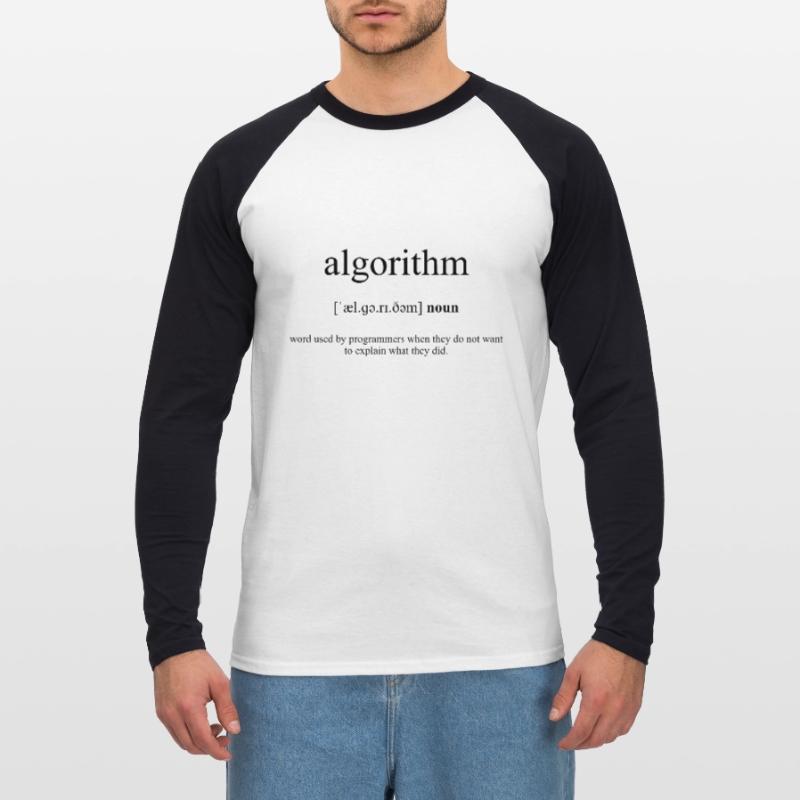 Algorithm (Algorithmus) Definition Dictionary Unisex Long Sleeve Baseball T-Shirt
