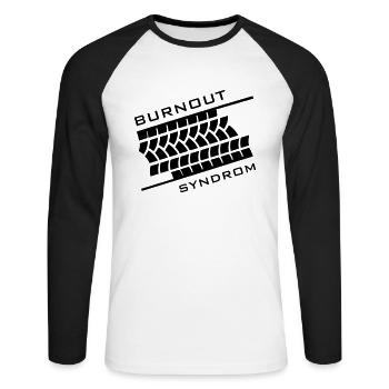 Car Designer - Unisex Long Sleeve Baseball T-Shirt - white/black - Front - Nik (191cm)