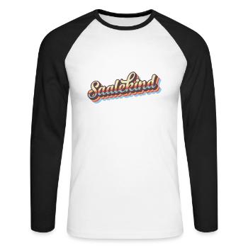 Enfant Saale - T-shirt baseball manches longues Homme - blanc/noir - Devant - Nik (191cm)