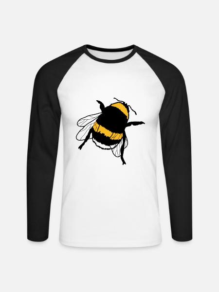 Hummel - Unisex Baseballshirt langarm - Weiß/Schwarz