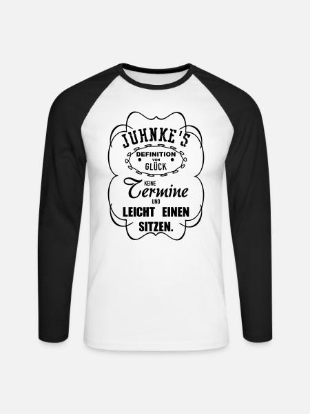 Leicht einen sitzen - Unisex Baseballshirt langarm - Weiß/Schwarz