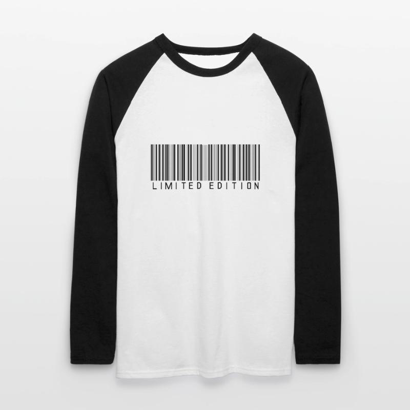 EDITION LIMITÉE - CODE-BARRES - STRICHCODE - SCANNER T-shirt baseball manches longues Homme