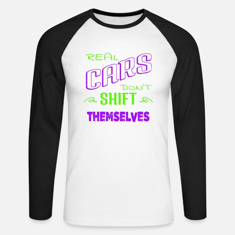 baseballclothing baseballitems present idea - Unisex Baseballshirt langarm - Weiß/Schwarz