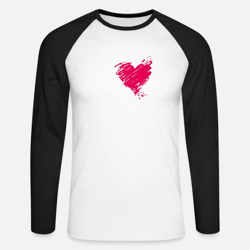 Salsa Cubana Salsa Dance Salsa Musik - Unisex Baseballshirt langarm - Weiß/Schwarz