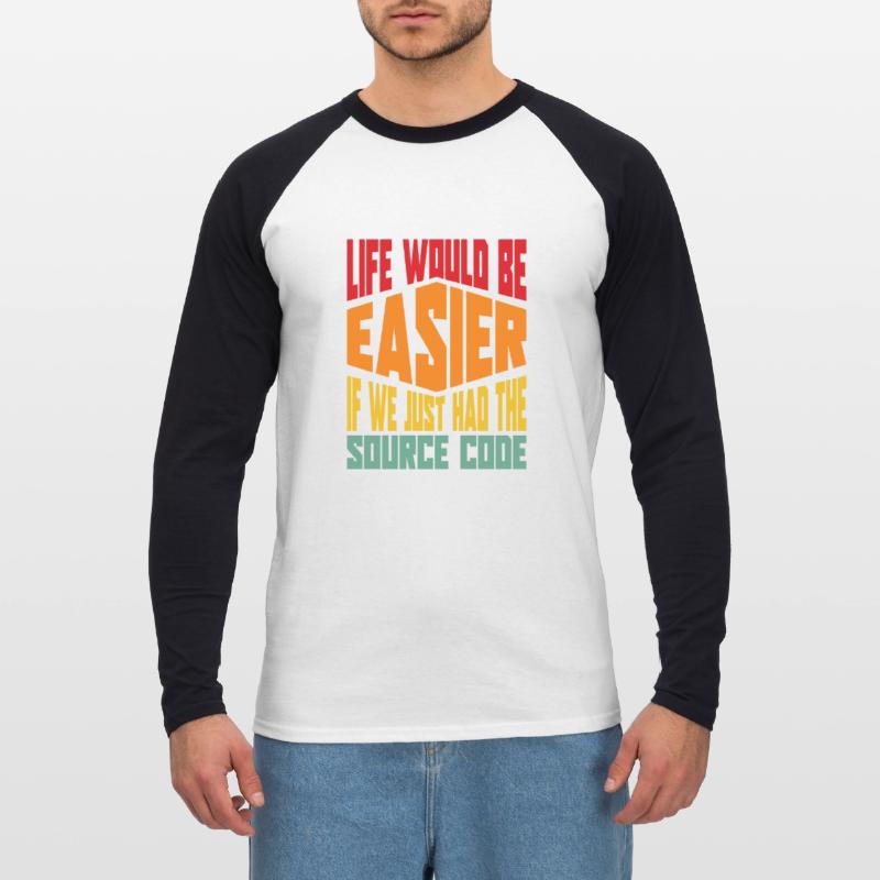 Programmierer Coder Software Entwickler Unisex Baseballshirt langarm