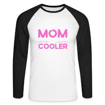 Dodgeball Player Gift Ball Games Dodgeball - Unisex Long Sleeve Baseball T-Shirt - white/black - Front - Nik (191cm)